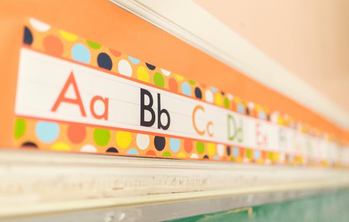 Classroom letter banner